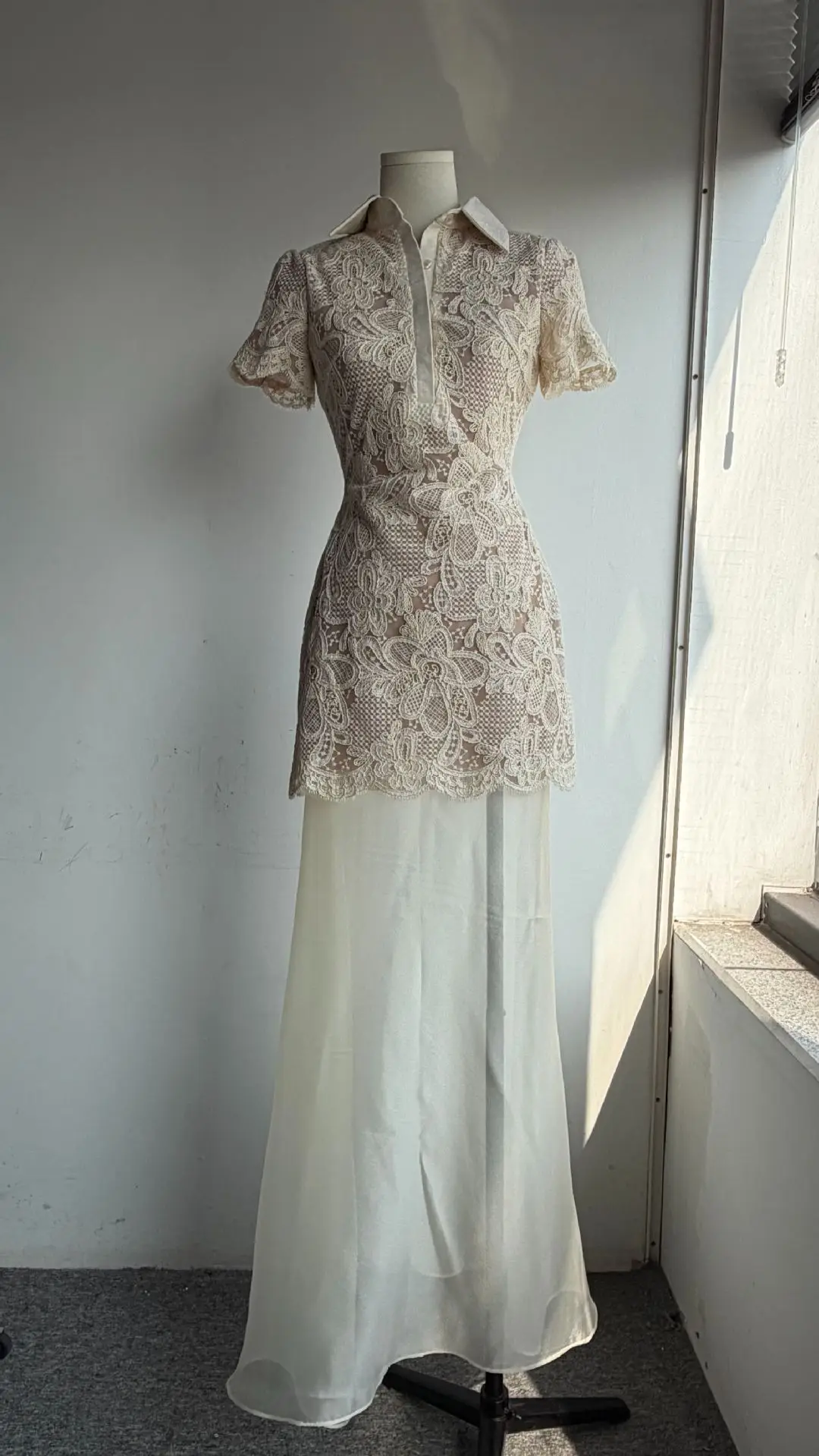 Vintage overhemdjurk met hoge  - Resort Shirt Floral recensie en prijs
