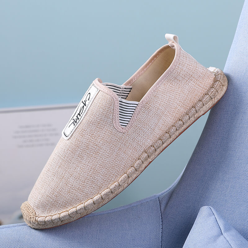 Linnen Heren Casual Schoenen L - Espadrille Slip On recensie en prijs